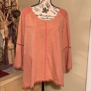 Cute Salmon Colored Top